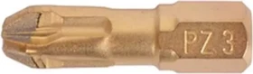 Makita Diamant Pozidriv Bit 1/4", PZ3x25mm, 3 Stück