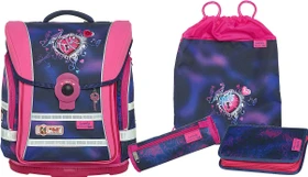 McNeill Ergo Light Compact Flex Lovely Schultaschen-Set, 4-tlg.