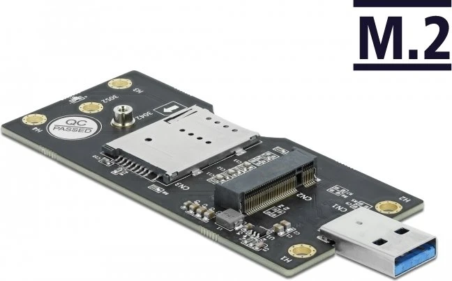 DeLOCK WWAN-Adapter, M.2, SIM, USB-A 3.0 [Stecker]
