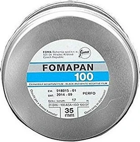 Foma Fomapan 100 Classic 135 ISO 100/21° SW-Negativfilm 17m Rolle