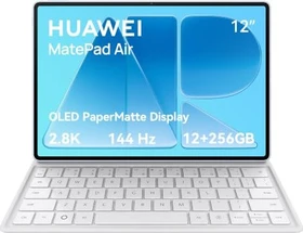 Huawei MatePad Air, weiß, 12GB RAM, 256GB, Bundle mit QWERTY-Keyboard und Eingabestift