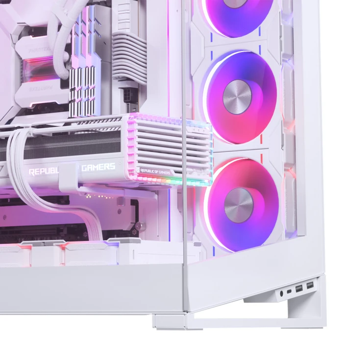 Phanteks NV7 White, weiß, Glasfenster