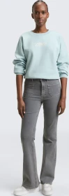 Tom Tailor Ava Flared Jeans clean light stone grey denim (Damen)