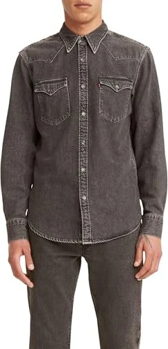Levi's Barstow Standard Fit Western Hemd langarm black washed (Herren)