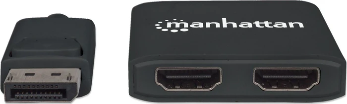 Manhattan DisplayPort auf 2-Port HDMI-Splitter-Hub mit MST