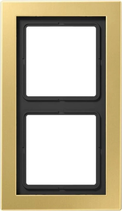 Jung Serie LS-design Rahmen 2-fach, messing classic