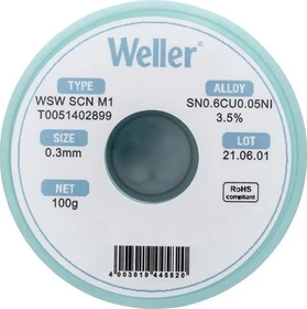 Weller WSW SCN M1 Lötzinn 0.3mm, 100g