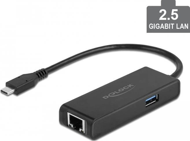 DeLOCK 2.5G LAN-Adapter, RJ-45, USB-C 3.0 [Stecker]
