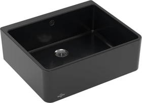 Villeroy & Boch Spülstein 60 X Becken mittig pure black