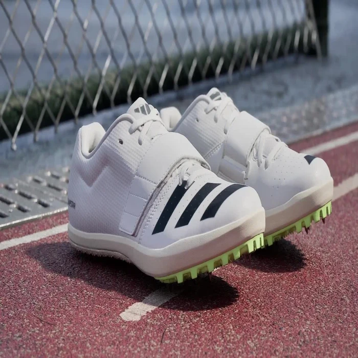 adidas Jumpstar cloud white/core black/green spark