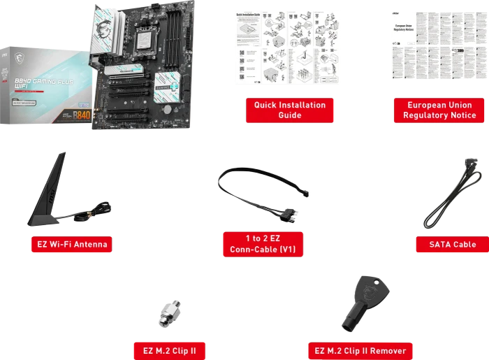 MSI B840 Gaming Plus WIFI (AMD AM5)