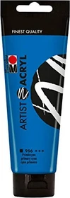 Marabu Artist Acryl Acrylfarbe, primärcyan, 120ml