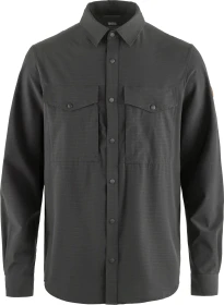 Fjällräven Abisko Trekking Hemd langarm dark grey (Herren)