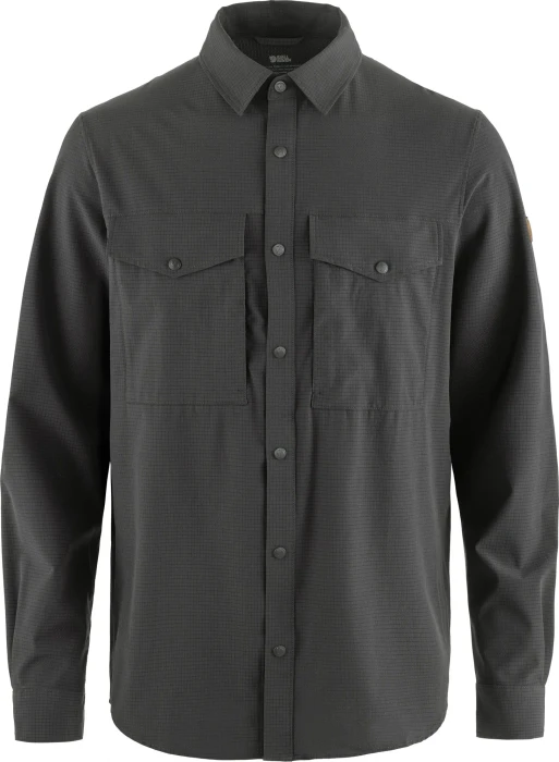 Fjällräven Abisko Trekking Hemd langarm dark grey (Herren)