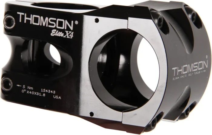 Thomson Elite X4 31.8mm/1 1/8" 0° Vorbau 50mm schwarz