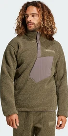 adidas Terrex Xploric High Pile Fleece Pullover olive strata (Herren)