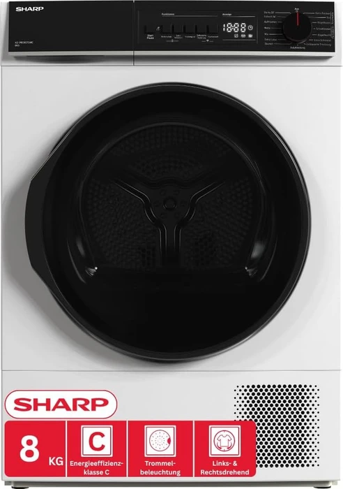 Sharp KD-PRO8S7GWC-DE Wärmepumpentrockner