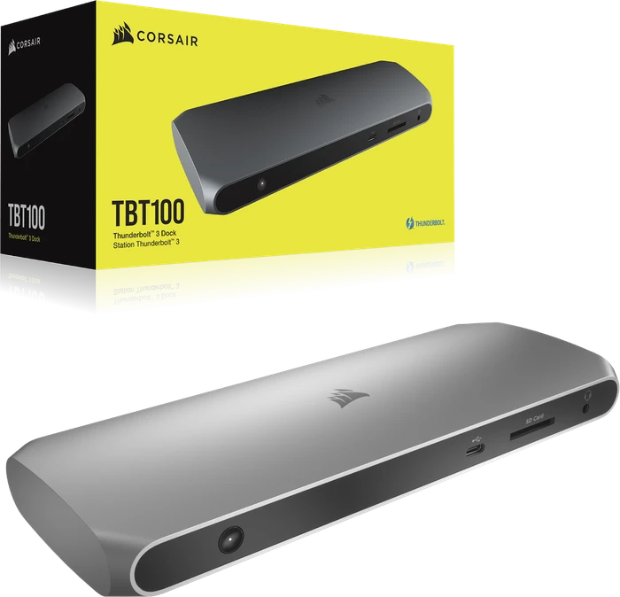 Corsair TBT100 Thunderbolt 3 Dock (2x HDMI), Thunderbolt 3 [Buchse]