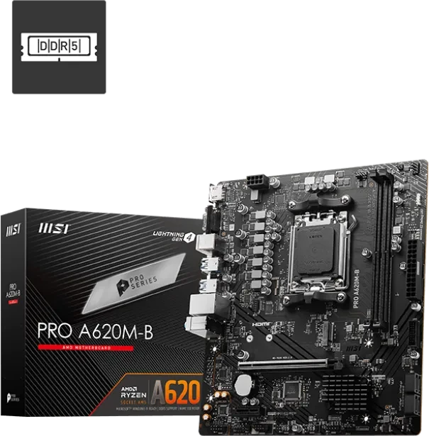 MSI PRO A620M-B (AMD AM5)