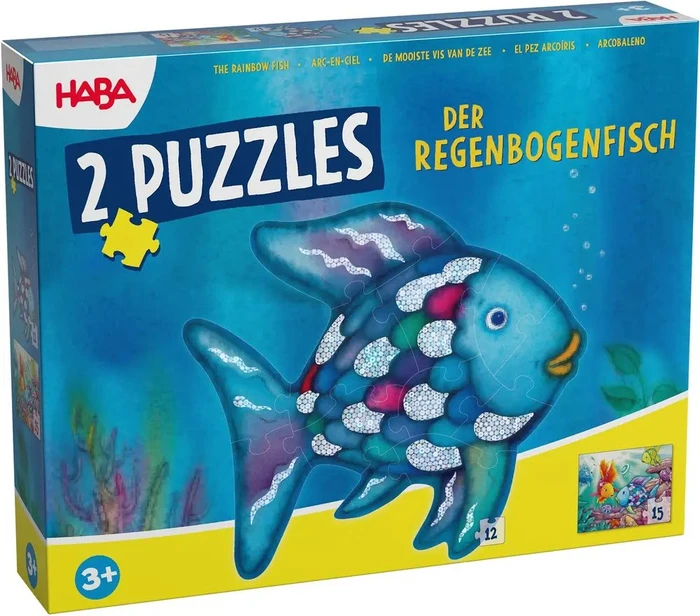 HABA 2 Puzzles - Der Regenbogenfisch (2014588001)