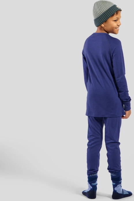 Odlo Active Warm Eco Funktionsshirt langarm skipper blue. (Junior)