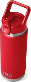 Yeti Rambler Trinkhalmdeckel Isolierflasche 739ml rescue red