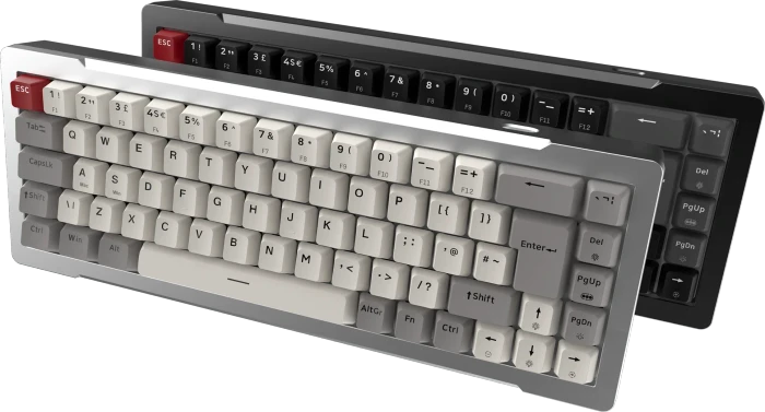 Raijintek MGA-68 Magnetic Switch Keyboard, schwarz, LEDs RGB, Hejin Magnetic Yellow, USB, DE