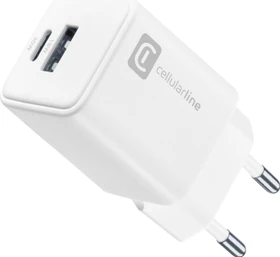 Cellularline Multipower Dual Port Charger 30W weiß