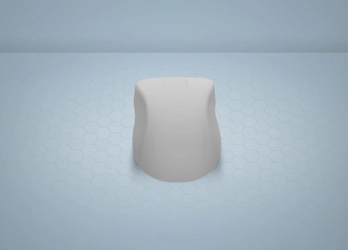 Contour Design Active Key AK-PMH21 MedicalMouse Funk Hygiene-Maus mit Scroll Wheel Sensor, vollversiegelt, weiß, USB