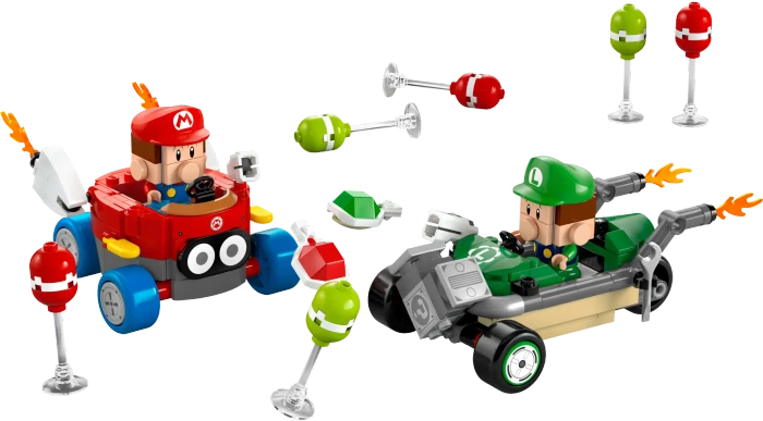 LEGO Super Mario - Mario Kart - Baby Mario vs. Baby Luigi