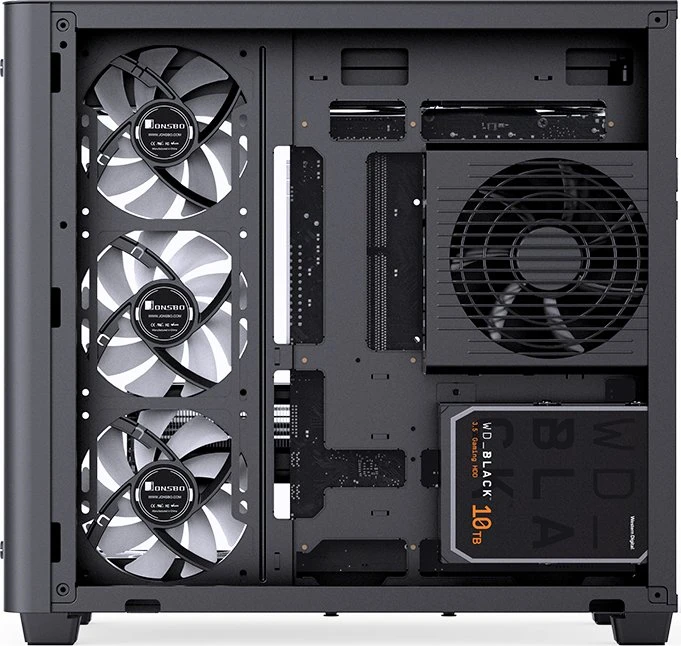 Jonsbo TK-3 Black, Glasfenster