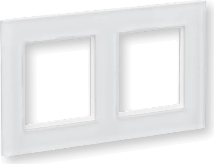 eQ-3 Homematic HmIP-GF2 Glasrahmen 2-fach, weiß