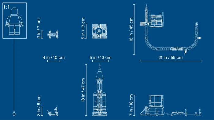 LEGO City Space - Weltraumrakete mit Kontrollzentrum