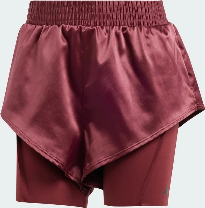 adidas Power Aeroready 2-in-1 Hose kurz shadow red/black (Damen)
