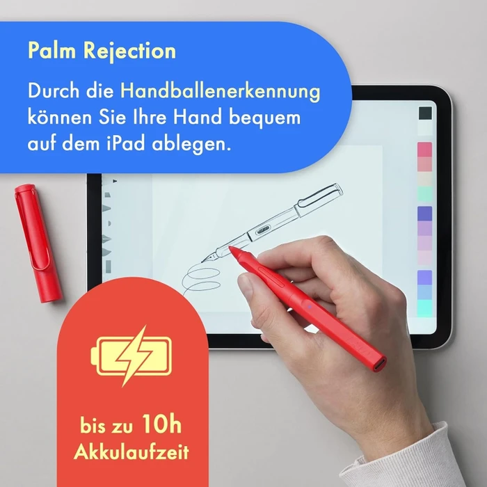 Lamy safari note+ red für Apple iPad, rot
