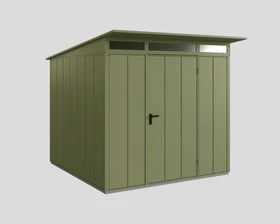 EcoStar Elegant Premiumline Typ 2 Gerätehaus moosgrün