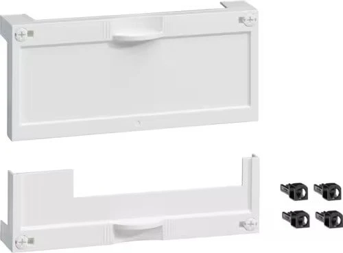 Hager Abdeckungenset für Multimedia Kit für Patch-Panel und für 3-fach-Steckdose
