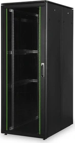 Digitus Professional Unique Serie Serverschrank 42HE, Sicherheitsglastür, IP2X, schwarz, 1200mm tief