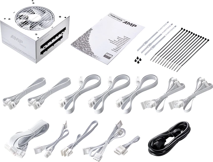 Phanteks AMP P1000G White 1000W, ATX 2.4