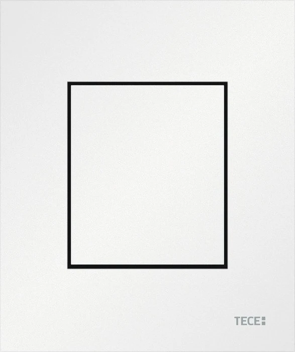 TECE TECEnow Urinal-Betätigungsplatte inklusive Kartusche 104x124x5mm weiß matt