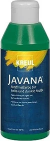 Kreul Javana Stoffmalfarbe für helle und dunkle Stoffe, dunkelgrün, 250ml