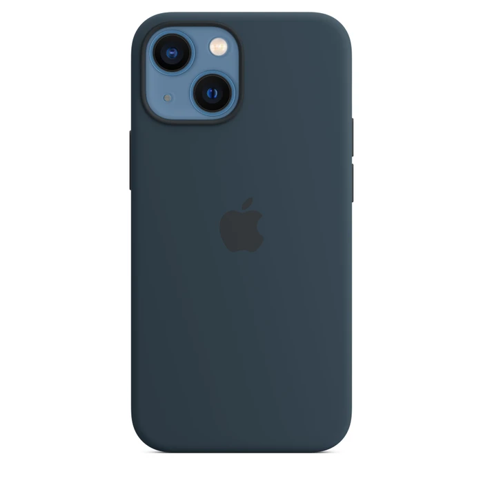 Apple Silikon Case mit MagSafe für iPhone 13 Mini abyssblau