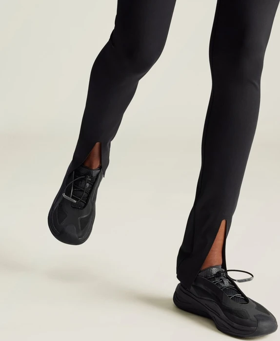 adidas by Stella McCartney TrueStrength Splitcuff Hose lang schwarz (Damen)