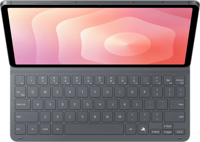 Samsung EF-DX730 Book Cover Keyboard Slim mit AI-Taste für Galaxy Tab S11, Black, DE