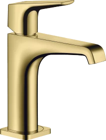 Hansgrohe Axor Citterio 130 mit Hebelgriff und Ablaufgarnitur polished brass