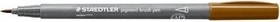 Staedtler pigment brush pen 371 umbra