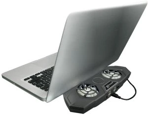 ARCTIC Notebook-Stand/Notebook-Kühler 12-19", schwarz