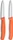 Victorinox Swiss Classic Gemüsemesser 8cm orange, 2 Stück (6.7699.2C1)