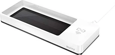 Leitz WOW Duo Colour Stifteschale mit Induktionsladegerät, weiß/schwarz