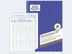Avery-Zweckform Haushaltsbuch, A5, 36 Blatt